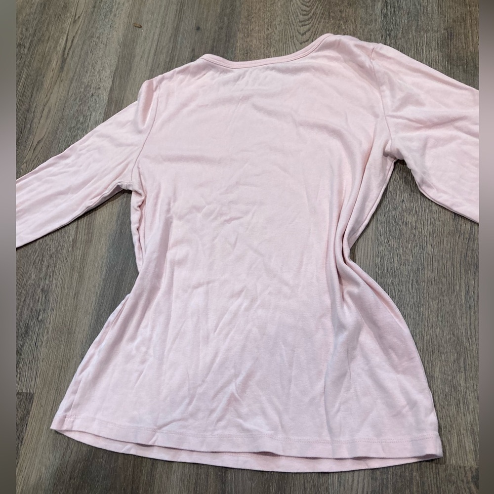 Pink basic long sleeve tee - Picture 5 of 5